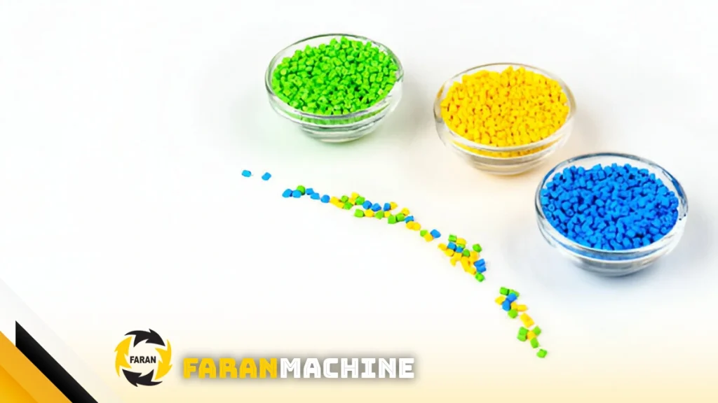گرانول آبی، زرد و سبز
