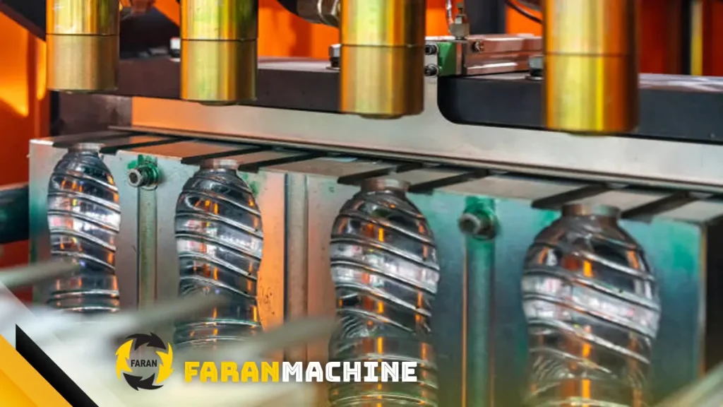 نمونه قطعه تولیدشده با روش قالب‌گیری بادی تزریقی